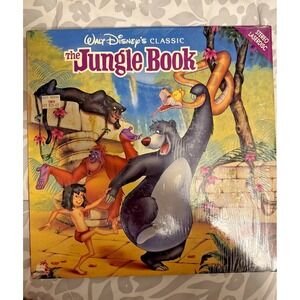 Disney The Jungle Book Laserdisc 1992 Movie Vintage LD 1122AS Rare Classic